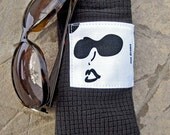 sunglass case. soft. iphone case. sunglass pouch. handmade. chic. summer. beach
