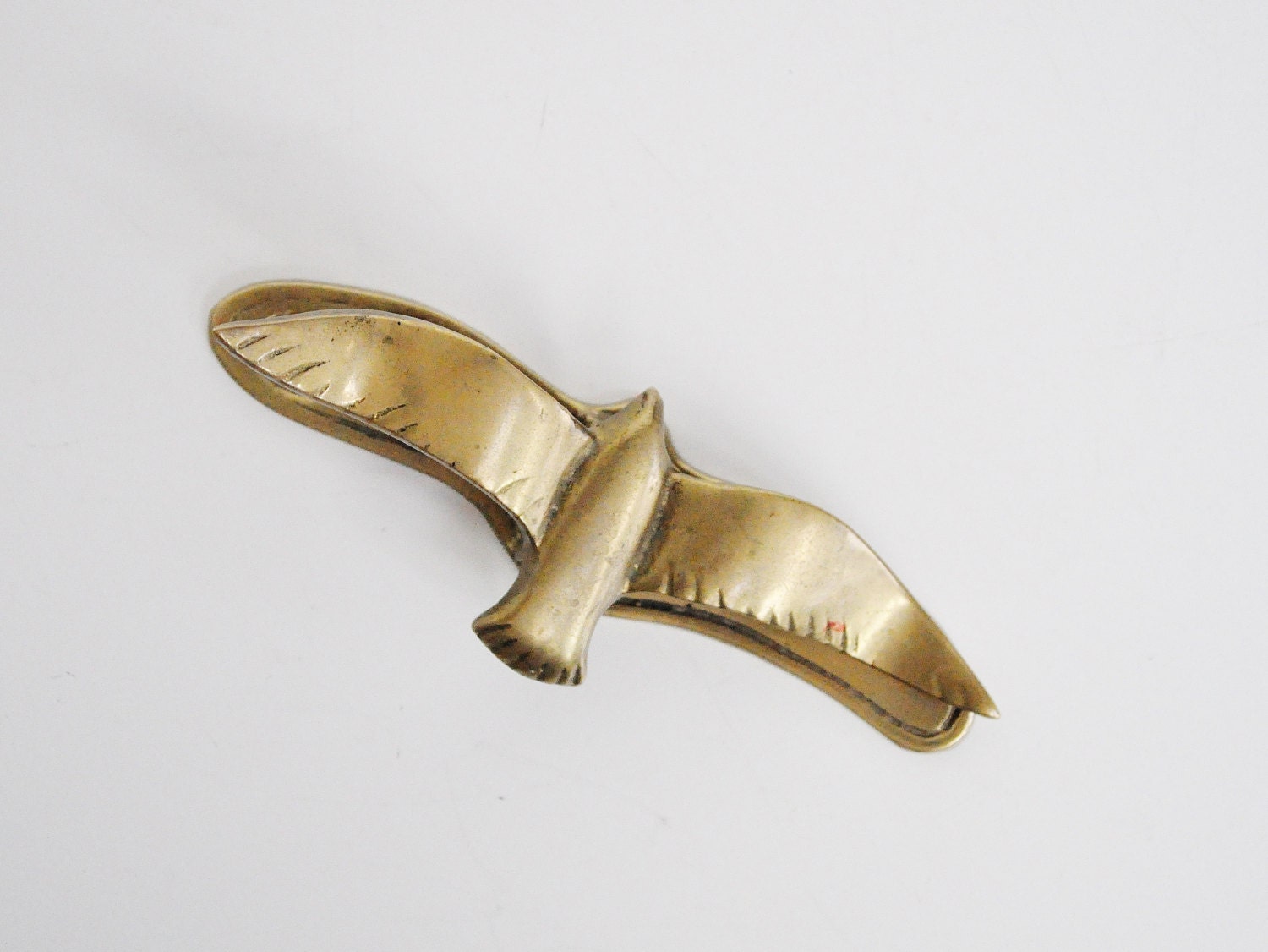 Brass Seagull Clip - Office Organization