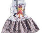 Vintage Lil Firecracker boutique dress...size 18-24 mo up to 12 youth