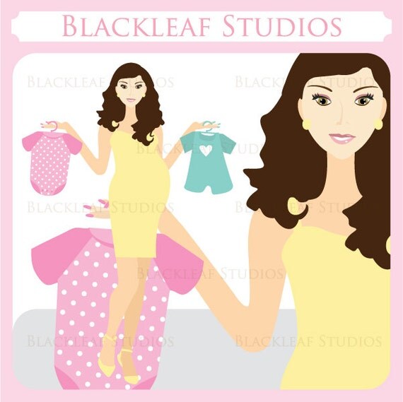 baby shower clip art for twins - photo #38