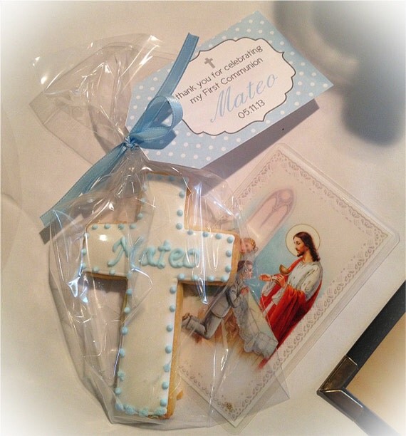 Polka Dot Baptism- Either Blue/Grey or Pink/Grey Hang Tag Labels- Print your own Il_570xn