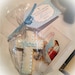 Polka Dot Baptism- Either Blue/Grey or Pink/Grey Hang Tag Labels- Print your own