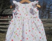 American Girl Spring Flowers Bubblegum Dress by Dollipop Designs
