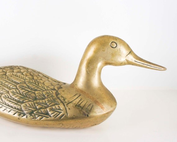 vintage duck figurine