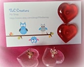 Earring Set Hearts Two Pairs Sale