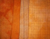 Hand Dyed Wool Fabric  for Rug Hooking, Penny Rug,  Applique Half Yard Bundle OLD MUSTARD