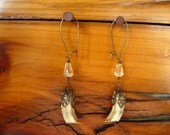 Beaver Molar Teeth Earrings