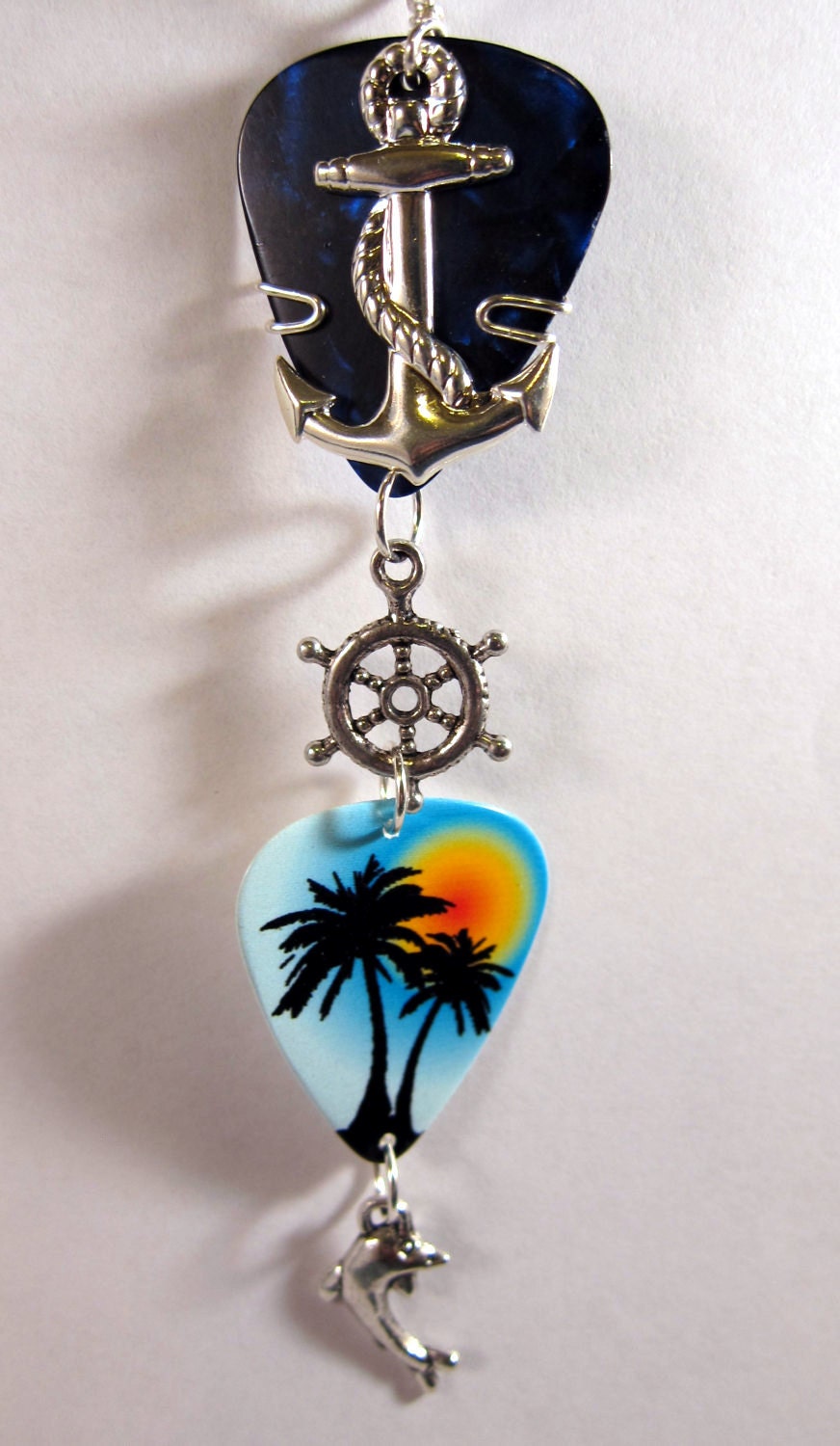 Guitar Pick Bookmark- rock and roll- OOAK