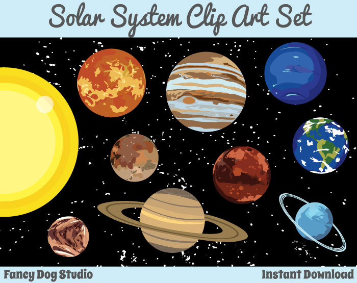 Solar System Clip Art   Educational Clip Arts And Bible Stories