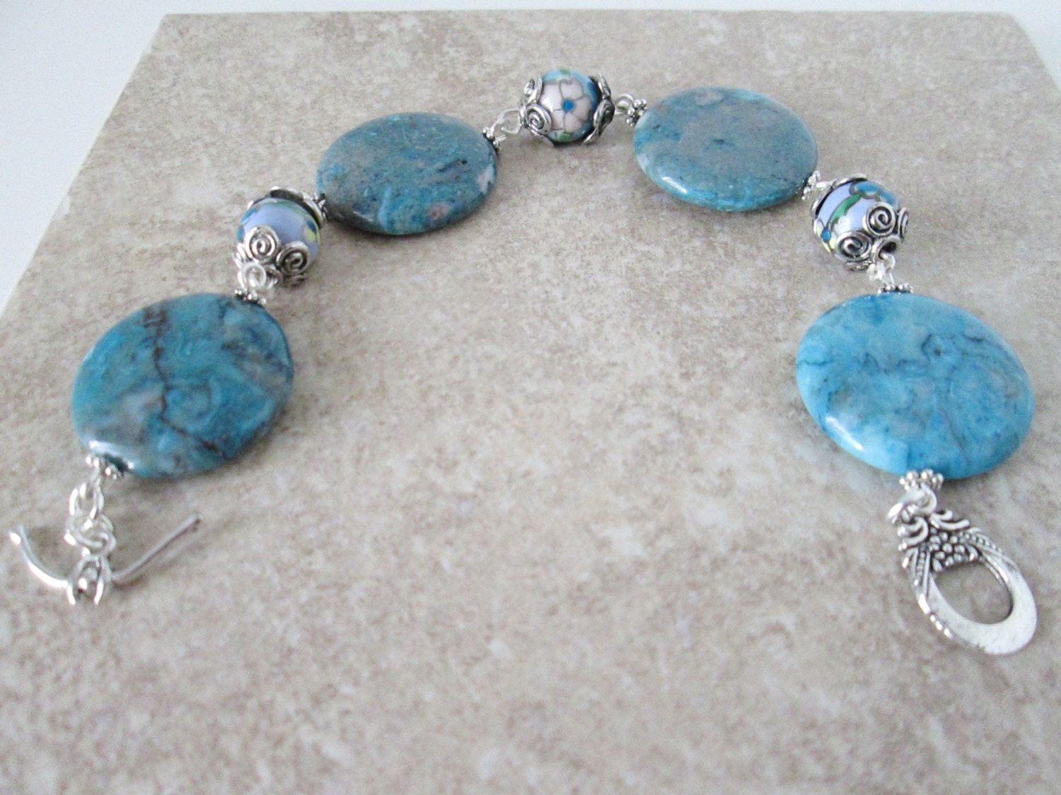 Blue Agate Bracelet