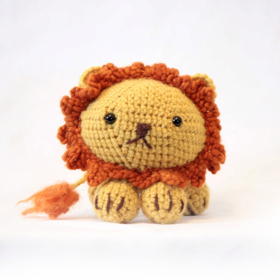 cute lion plushie