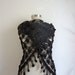 Black Shawl scarves ,scarf,capelet,seasonal Cowl authentic Turkish LaceWork romantic stole spring weddig bride warm wrap fashion,gift her