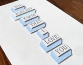 You Already Know That I Love You Blank Greeting Card