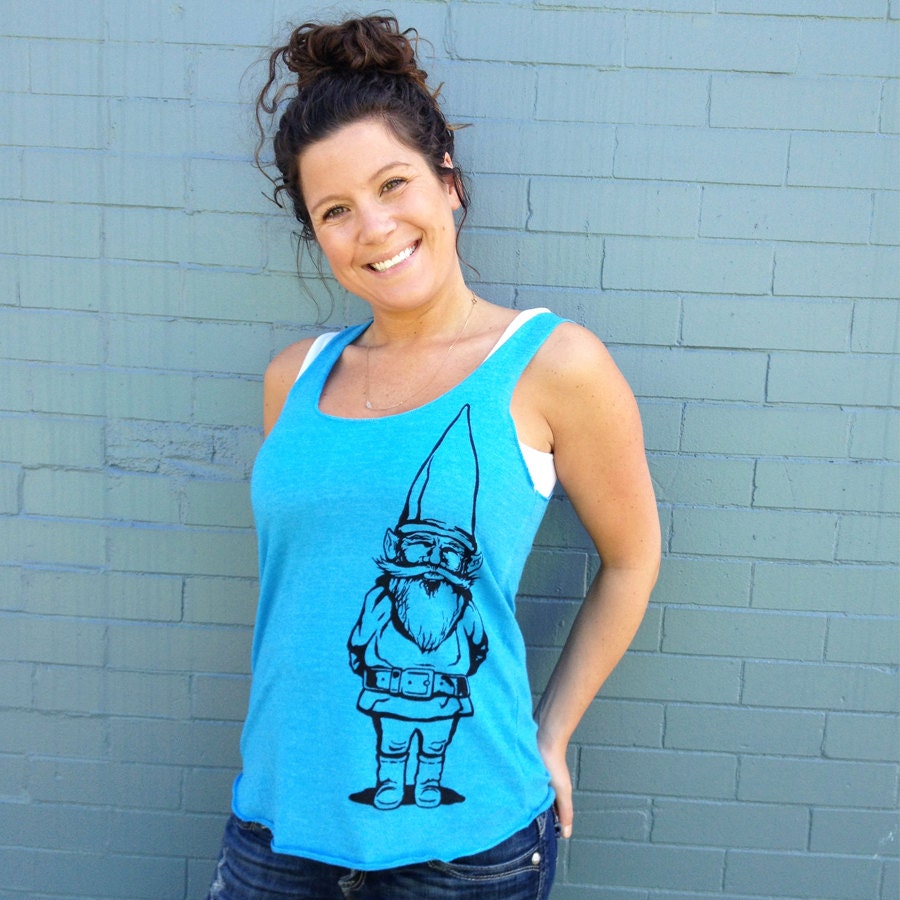 Gnome T-Shirt - Tri Blend Women's Tank Top