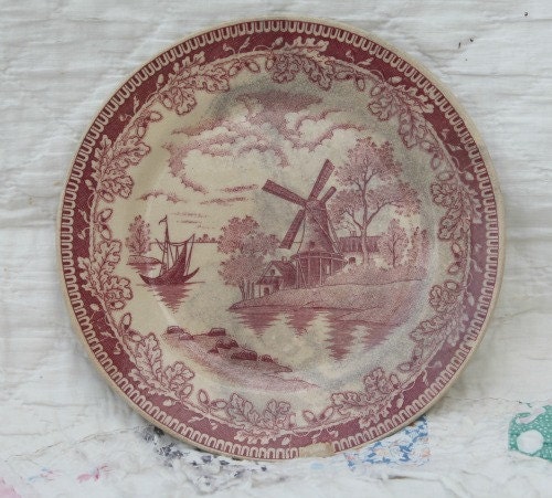 Windmill Vintage Saucer