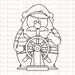 Digital stamp -- Captain 02