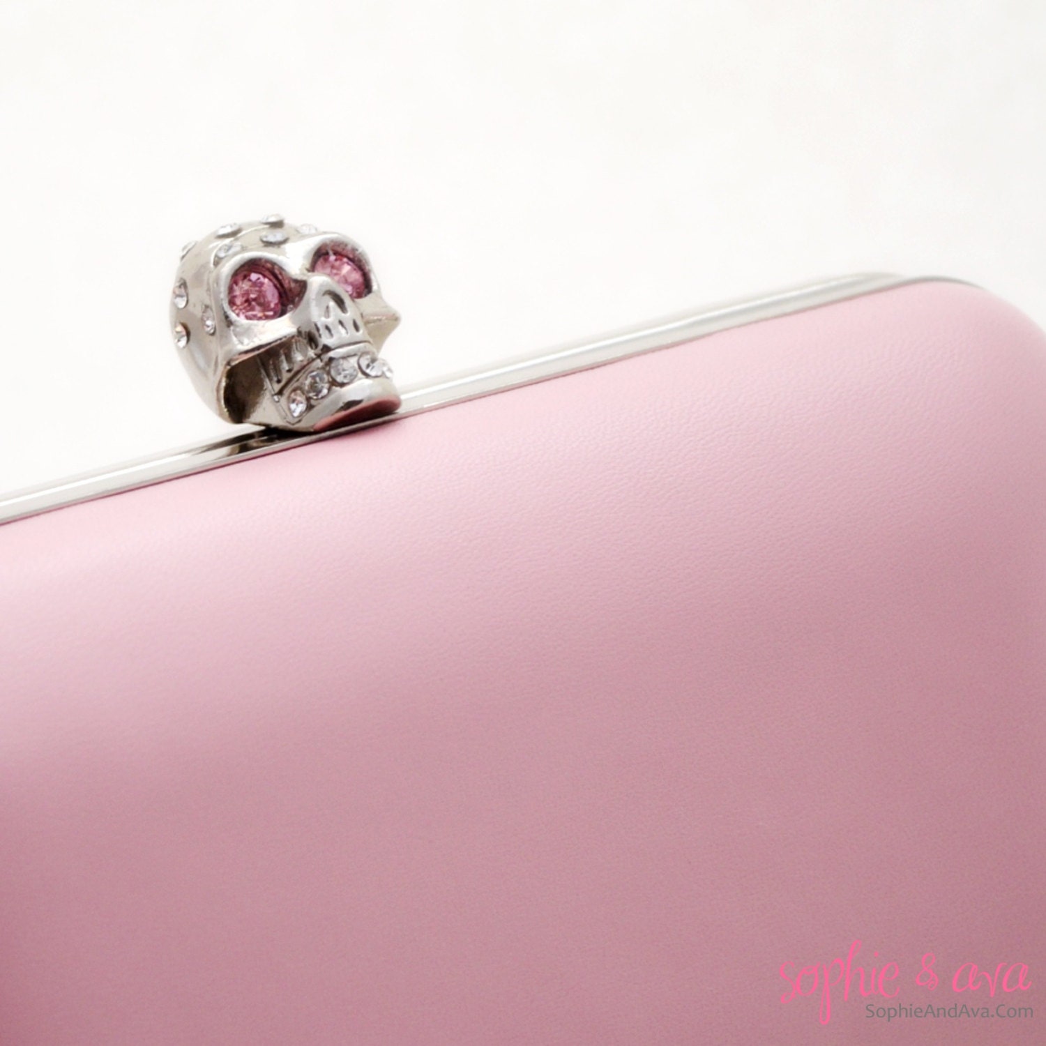 The Bella Minaudiere in Blush Pink