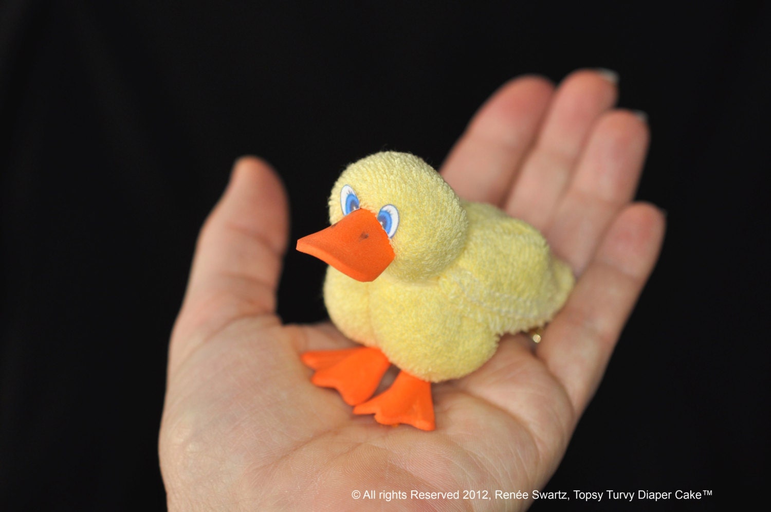 Baby Washcloth Duck, Washcloth Rubber Duck PDF and Instructional Video (SALE)