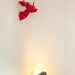 Red Foldeer - Deer Head Papertoy