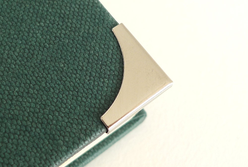 20 Silver Metal Book Corners - Bookbinding - Scrapbooking - Photo Album - Diary - Journal
