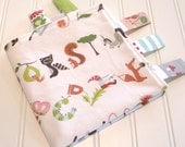 SWEET NATURALS Organic Line/Sensory Blanket/A is for Apple(Organic)/Organic Cotton Fleece/Organic Thread