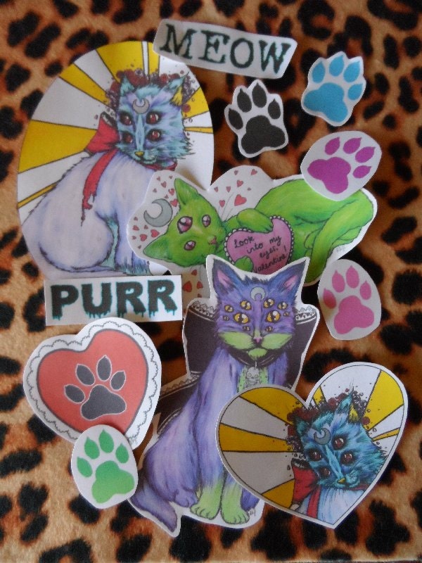 Kitty Cat sticker pack
