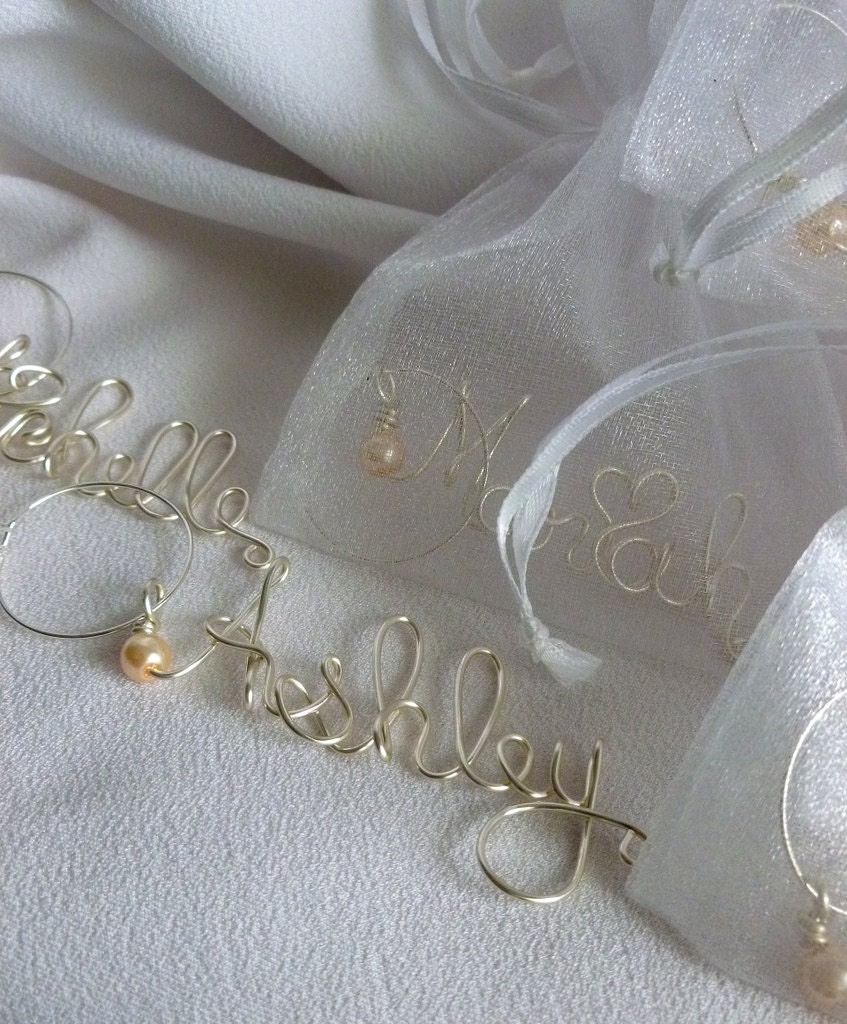 Bridesmaid Favors, Maid of Honor Gift Ideas, Will You Be My Bridesmaid Gifts, 4pcs