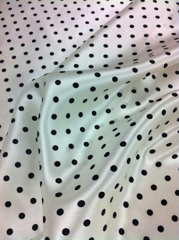 1950s Pin Up 'Audrey' Wedding Dress in a with Polka Dot Bodice, Belt and Organza Petticoat Tea Length - custom made to fit