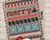 Lizzie Kate 2013 Jingle Flip-It "Merry" Pattern No. F131