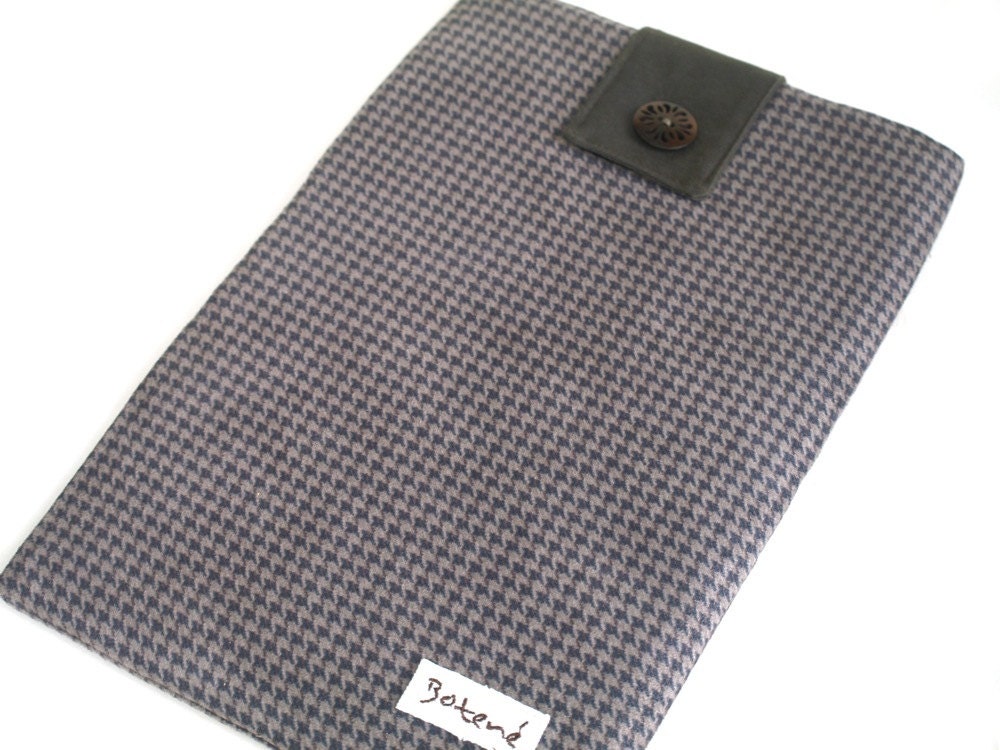 Mens Ultrabook Cover Houndstooth, Samsung series 9 Case, Asus Cover, Laptop 13.3 inch, Lenovo Laptop Case, Ultrabook Sleeve, Chromebook Case