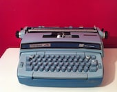 RESERVED Coronet Super 12 Corona Smith Blue Electric Typewriter