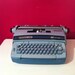 RESERVED Coronet Super 12 Corona Smith Blue Electric Typewriter