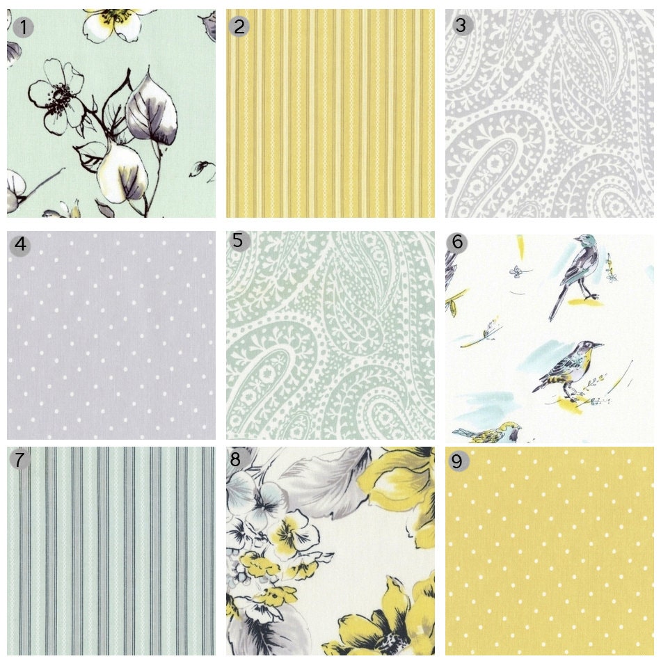 Custom Crib bedding - Paloma - RESERVED for Kelli