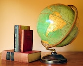 Globe, Early 1940's, Cram's Universal Terrestrial, 12", World Globe, A Vintage Thing of Beauty