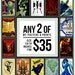Any 2 Posters for 35 Dollars - Black Frames