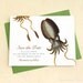 Cuttlefish Nautical Save the Date - Sample