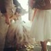 Fall Flower girl tutu dress, Chocolate Brown Champagne Tutu Dress/Gown. Custom tutu dress