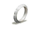 Fine jewelry ,Thin width Stacking silver ring-custom made,Unisex gifts band for him/her, satin matte finish(R40)