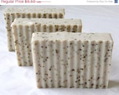 Memorial Day SALE Organic Green Tea Goats Milk Soap with Grapefruit, Lavender and Black Pepper