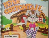 Peter Cottontail Recycled Record Album Blank Book