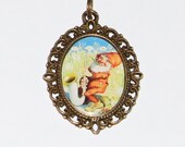 Gnome Saxophone Necklace