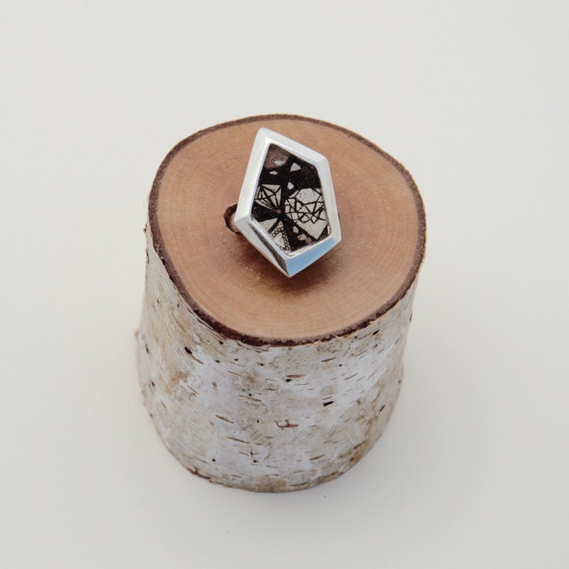 Sterling Silver Vasara Underground Ring