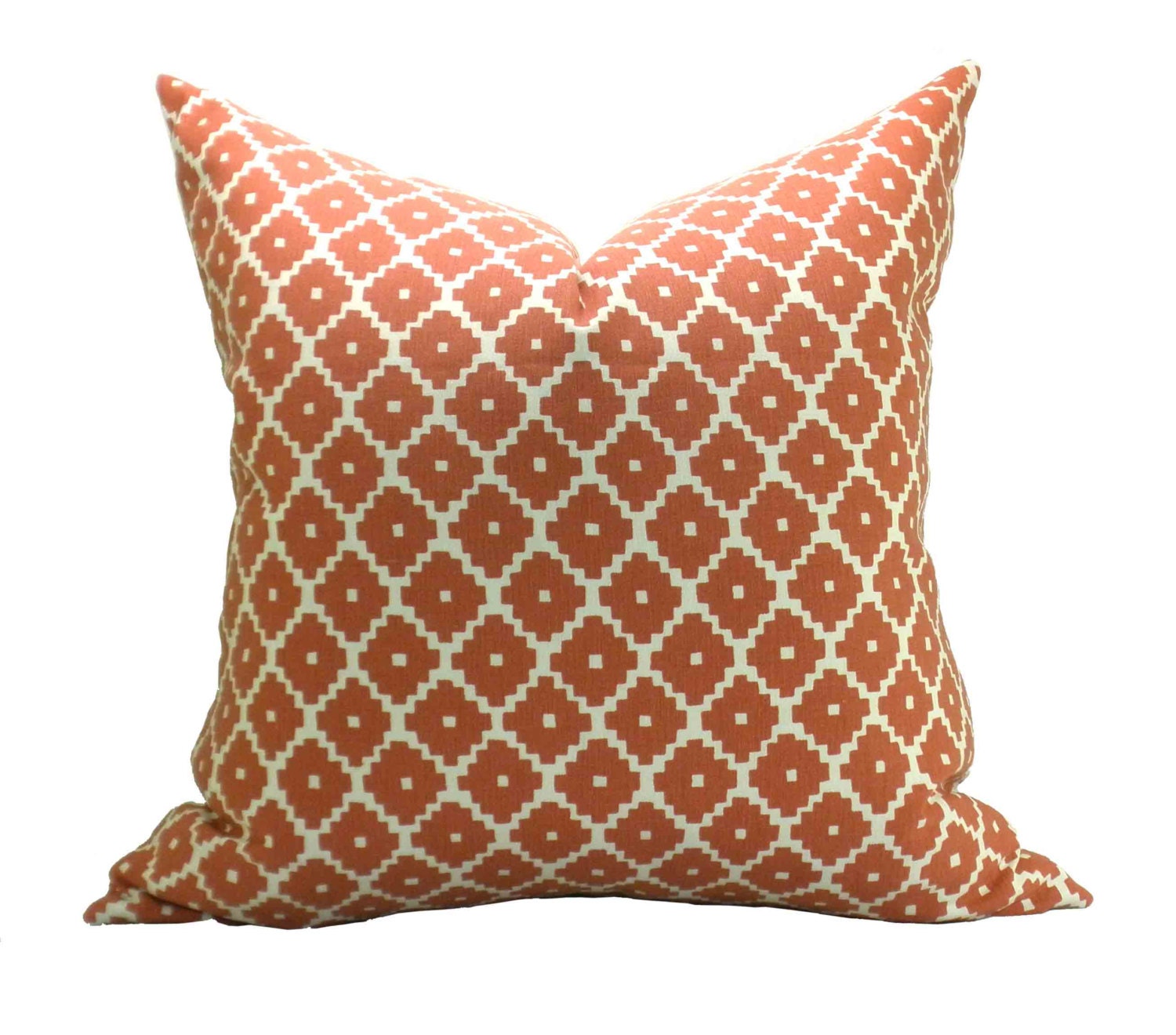 Ziggurat pillow cover in Ruby - 20 x 20