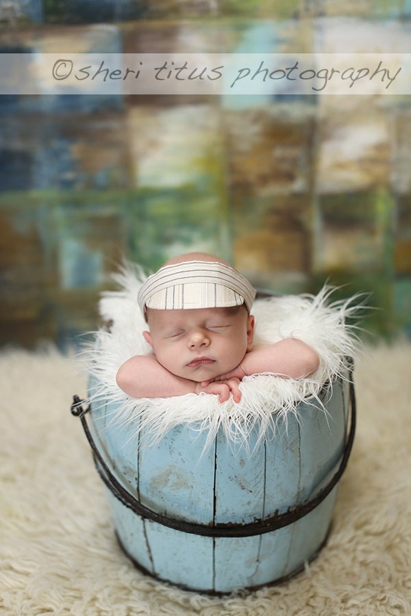 Limited Newborn Visor Beige and Brown