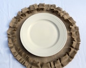 Burlap Placemats Rustic Wedding Rustic Table Setting