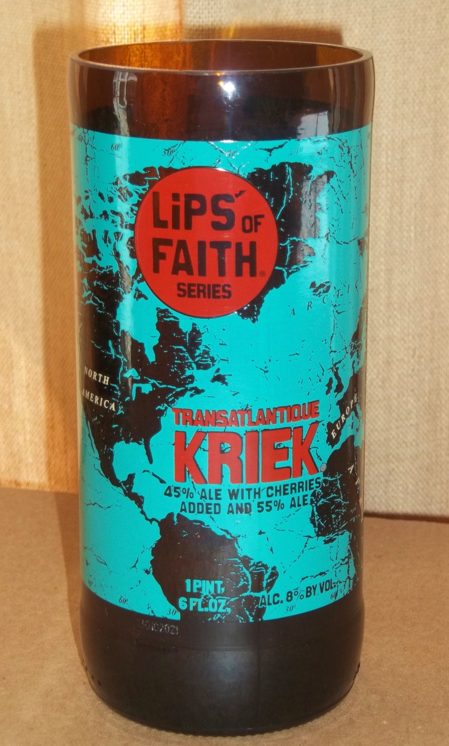 Lips Of Faith TransAtlantic Kriek  Beer Glass