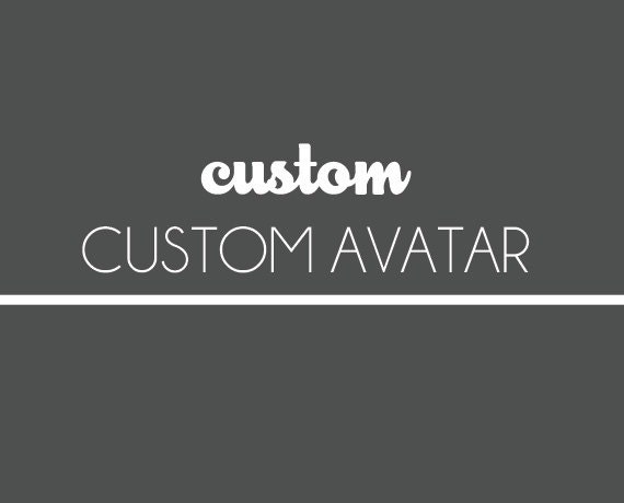 Custom Avatar Design- Twitter, Facebook, Blogger, Typepad, Websites, Etsy shops, businesses // social networking