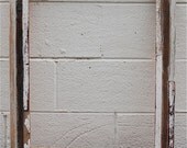 18x24 antique door meets the window Random Shabby Quilt repurposed Wood picture art frame
