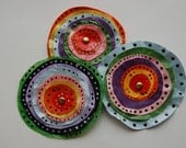 Rainbow 3D Glitter Paper Flowers......For Paper Crafts.....Scrapbooking