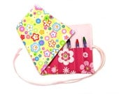 Crayon Roll - Perfect for your artist child - Cotton Fabric - Back to School